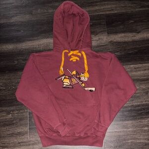 SIGNATURE MINNESOTA GOPHERS HOCKEY PATCH GOLDY PULLOVER SWEATSHIRT HOODIE M